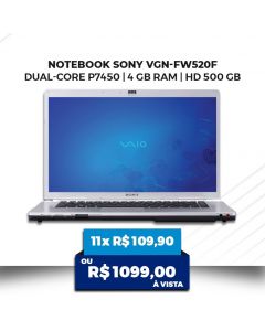 Notebook Sony VGN-FW520F